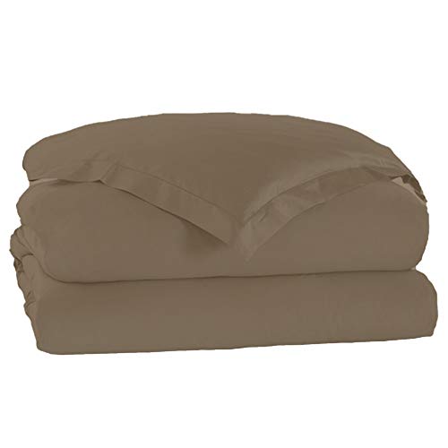 CharlottelyHues 3 Piece Duvet Set - 100% Egyptian Cotton Breathable, Soft Duvet Cover Set with Zipper & Corner Ties Quilt Cover Sateen Weave Durable Duvet - Queen/Full (Beige) - color: Beige, size: 3 Pc Duvet Set - Queen / Full