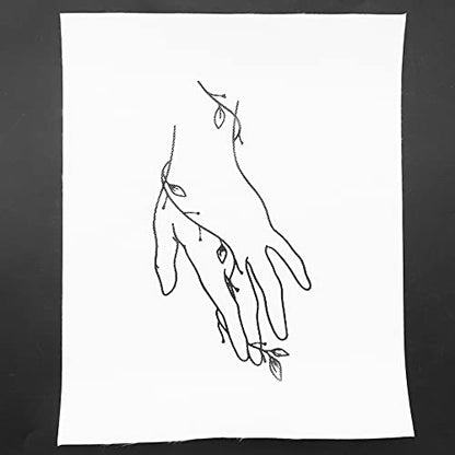 Hbaebdoo Minimalist Line Art Decorative Prints Set of 4 Aesthetic Drawing Poster Black/White Prints 8inch x 10inch Unframed