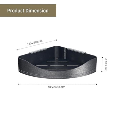 Corner Shower Shelves, Luxury Rustproof Shower Corner Caddy for Bathroom Kitchen Storage