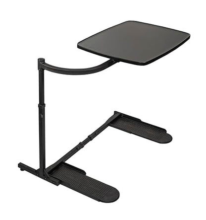 Stander Wonder Tray, Adjustable Swivel Table, Large Laptop Stand, Couch Desk, Side Tables & Gaming Bench, TV-Trays for Eating on Couches, Chairs, Recliners, Black - color: Black, size: Large