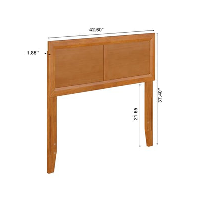 AFI, Sophia Adjustable Modern Twin Wood Headboard, Light Toffee - color: Light Toffee, size: Twin