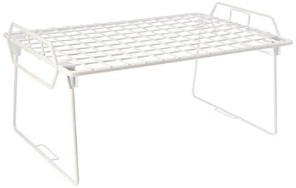 Whitmor Wire Grid Stacking Utility Shelf - size: 1-TIER, 10"L x 16"W x 8"H
