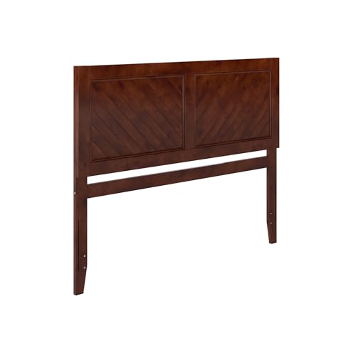 AFI, Canyon Queen Solid Wood Rustic Farmhouse Headboard, Walnut - color: Walnut, size: Queen (U.S. Standard)