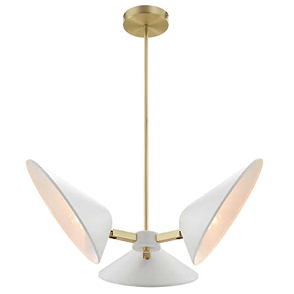 Journey 3-Light 3" Arm Pendant - color: White, size: 3-Light 3" Arm