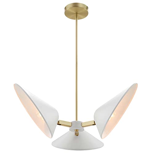 Journey 3-Light 3" Arm Pendant - color: White, size: 3-Light 3" Arm