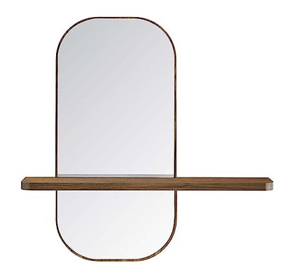 Modway EEI-6349-WAL Solstice Mirror, Walnut - color: Walnut