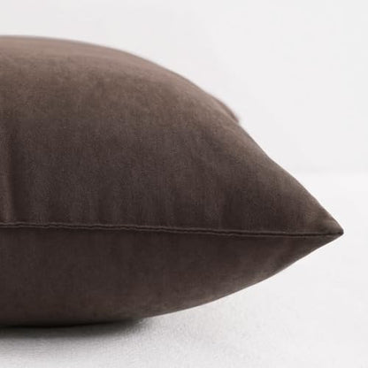NTBAY Toddler Pillows, Set of 2, 13"x18", Dark Brown | Soft Microfiber Toddler Pillows with Down-Alternative Fill, 2 Pack 13 x 18 Inch Pillows for Beds, Daycare, and Travel - color: Dark Brown, size: 13"x18"