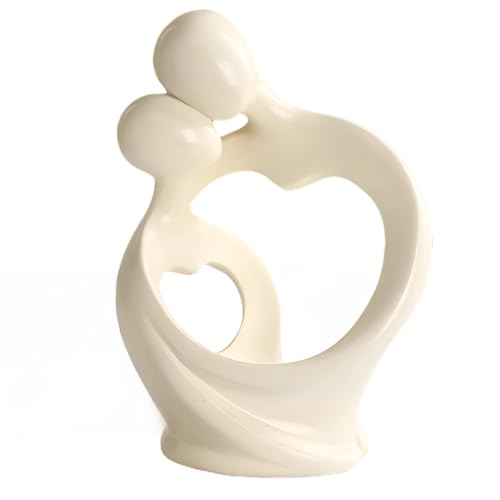 Abstract Bookshelf Decor, Resin Art Sculptures for Living Room, Home and Office, Nordic Style Wedding Gifts, Minimalist Shelf Accent, Available in Beige and Gray, Different Poses for Display