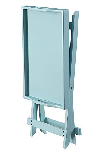 Convenience Concepts Designs2Go Tray Table, Sea Foam - color: Sea Foam Blue