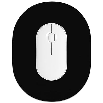 Rimilak Small Mouse Pad 6 x 8 Inch, Irregular Mini Mousepad, Black | Non-Slip Rubber Base, Waterproof Compact Mouse Mat for Laptop Computer Wireless Mouse Keyboard Home Office Travel - color: Black, size: 8L x 6W inches