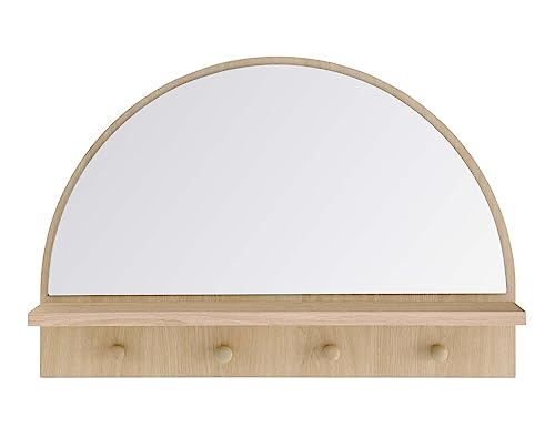 Modway EEI-6350-OAK Moonbeam Arched Mirror, Oak - color: Oak