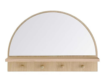 Modway EEI-6350-OAK Moonbeam Arched Mirror, Oak - color: Oak