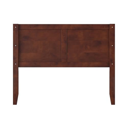 AFI, Canyon Full Solid Wood Rustic Farmhouse Headboard, Walnut - color: Walnut, size: Full