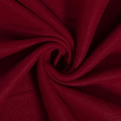 CAI TENG Fleece Throw Blanket 6 Pack Blankets Bulk Soft Lightweight Kid Blanket Cozy Small Blanket 50 x 60 Solid Pet-Friendly Bed Sofa Couch Fleece Fabric Travel Wedding Outdoor Burgundy - color: Burgundy