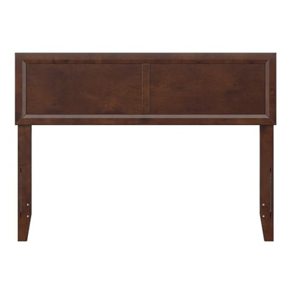 AFI, Sophia Adjustable Modern Full Wood Headboard, Walnut - color: Walnut, size: Full