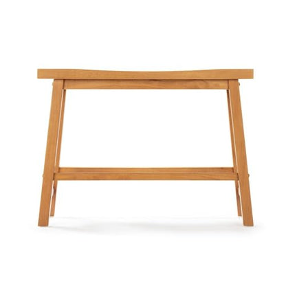 Boraam Sonoma Counter Height Backless Bench - Honey Oak Finish - color: Honey Oak Finish