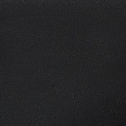 54-inch Double Headboard Cushion, Faux Leather Upholstered Padded Bed Backrest for Reading and Relaxation, Modern Wall-Mounted Bedroom Headboard, Black - color: Black, size: 54 in Double