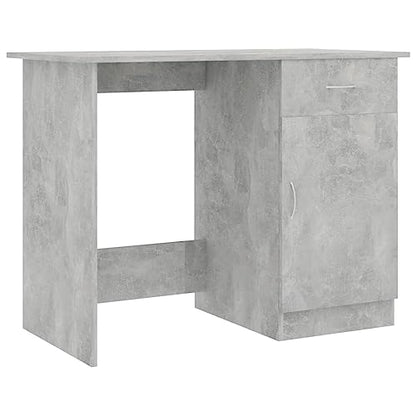 vidaXL , Sleek Writing Desk, Space-Saving Office, Chic Study, Practical Home, Trendy Design for Students