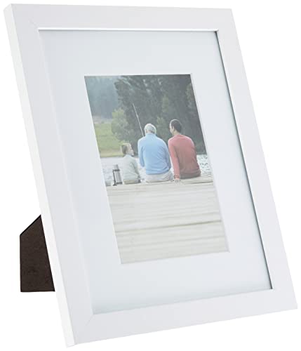 Americanflat Set of 7 Picture Frames with Shatter-Resistant Glass - Gallery Wall Frame Set with One 11x14, Two 8x10 and Four 5x7 Frames - Signature Collection - White - color: White, style: 7 Pack