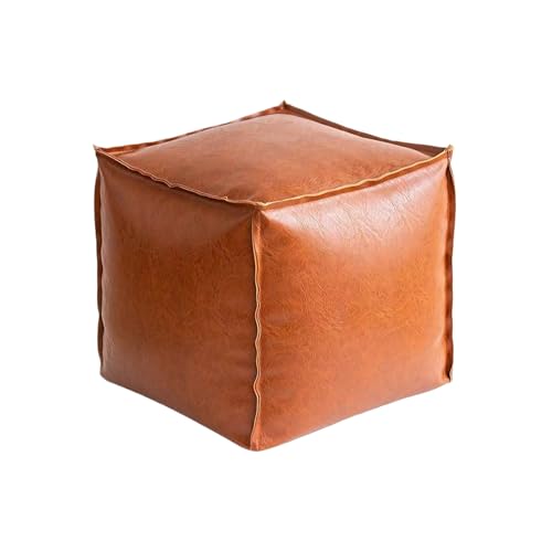 Storage Footstool Soft Seat Fillable Storage Foot Stools | Toy Chair Versatile Bedroom Comfortable Seating for Dorm Workplace Apartment