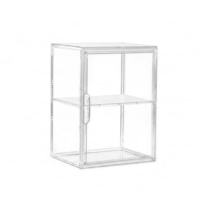 Clear Stackable Storage Bins with Lids, Durable Plastic Organizer Containers for Closet, Shelf & Desktop Organization - size: 14.17 x 8.66 x 10.63 in