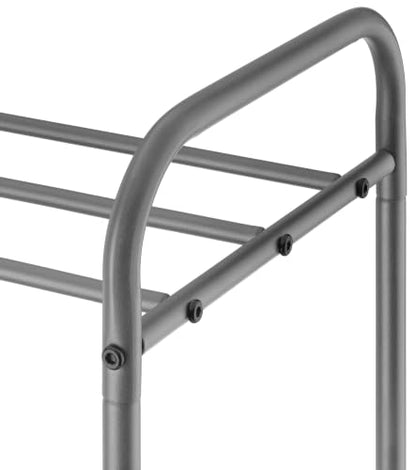 Whitmor 3 Tier Rolling Cart, Portable Closet, Metal Rolling Storage Cart,Suitable for Bedrooms, Living Rooms, and Kitchens. - size: 23.07"D x 11.81"W x 32.32"H