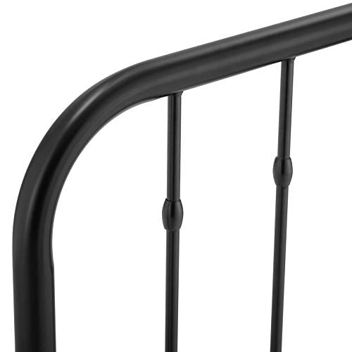 Modway Lennon Modern Farmhouse Metal Queen Headboard in Black - color: Black, size: Queen