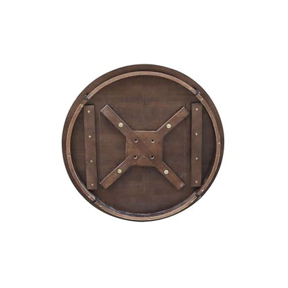 International Concepts 30" Round Wood Counter Height Dining Table in Rich Brown - color: Rich Mocha