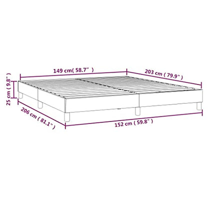Queen Size Upholstered Bed Frame, Light Grey Fabric Platform Bed with Durable Plywood Slats, Modern Low Profile Bed Base for Bedroom Furniture, Easy Assembly - size: Queen