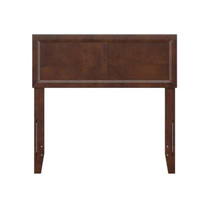 AFI, Sophia Adjustable Modern Twin Wood Headboard, Walnut - color: Walnut, size: Twin