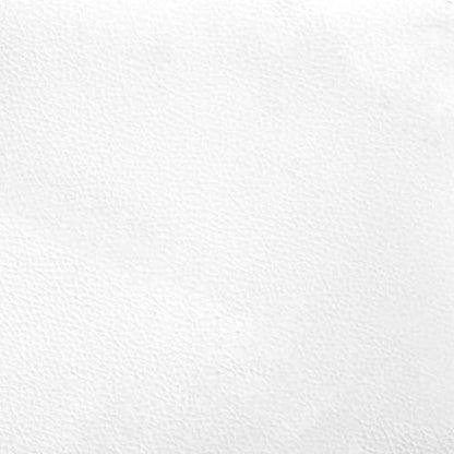 Wall Mounted Headboard Cushion, White Faux Leather Bed Backrest for Reading, Detachable Upholstered Headboard Pad, 39.4 in Length for Bedroom Decor