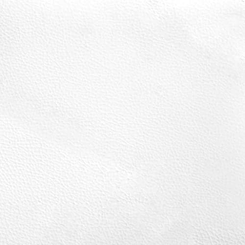 Viana 39.4 Inch Faux Leather Headboard Cushion, Upholstered Wall Mounted Bed Backrest Pillow for Twin Bed, White - color: White, size: 39.4 inch headboard