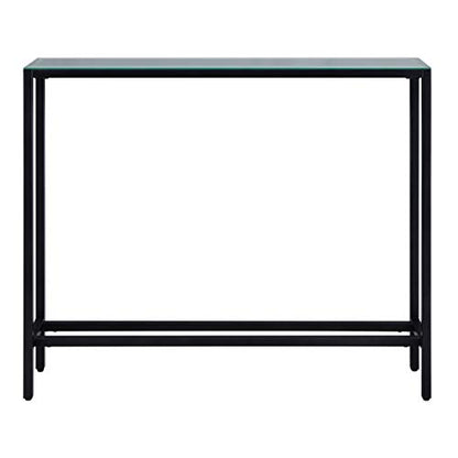 SEI FURNITURE Darrin Narrow console table, Black - color: Black