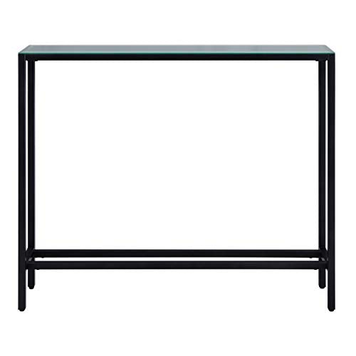 SEI FURNITURE Darrin Narrow console table, Black - color: Black