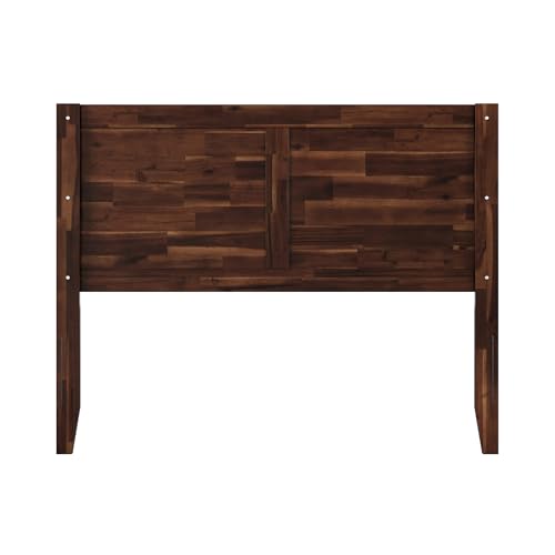 AFI, Canyon Full Solid Wood Rustic Farmhouse Headboard, Barnwood - color: Barnwood, size: Full