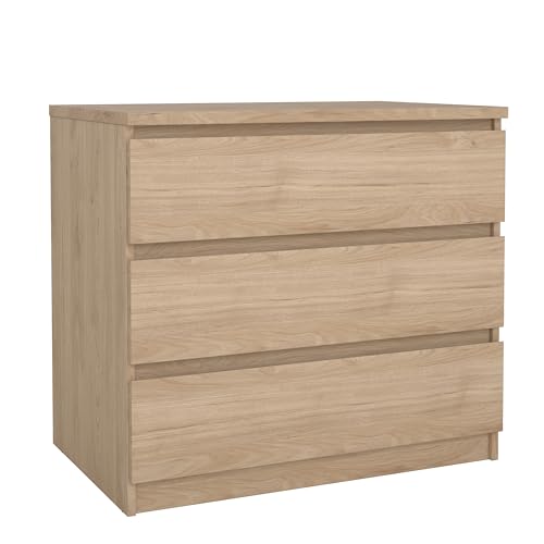 Tvilum Scottsdale 3 Drawer Chest in Jackson Hickory - color: Jackson Hickory