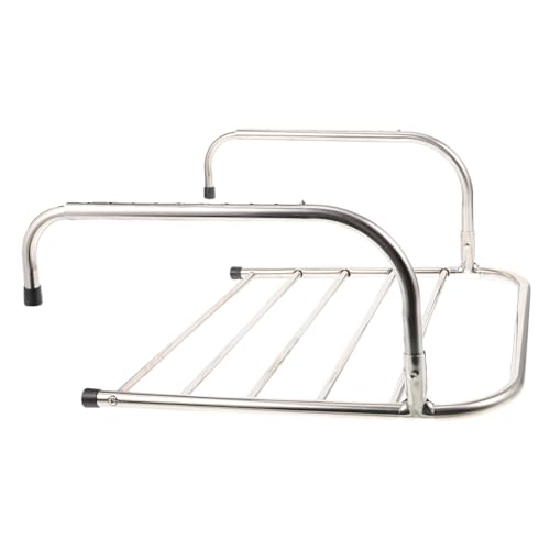 ABOOFAN Foldable Clothes Drying Rack Retractable Telescopic Indoor Outdoor Laundry Shoe Towel Hanging Storage 16.14X14.56X7.28In