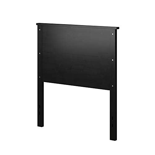 Glenwillow Home Farmhouse Style Wood Panel Headboard - color: Ebony/Black, size: Twin