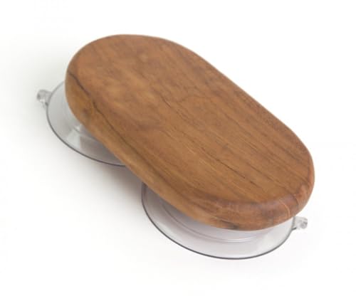 AquaTeak The Original Moa Teak Shower Suction Holder