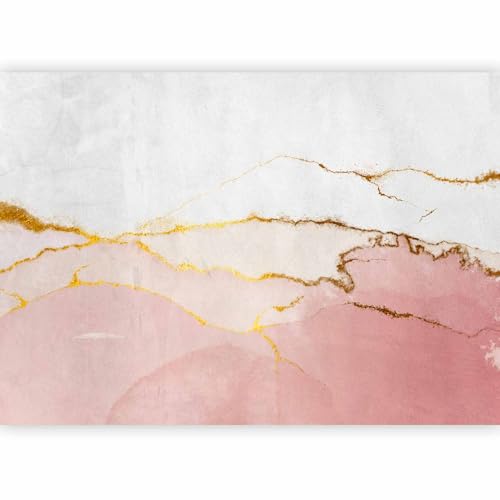 Wall Mural Abstract 77x55 in - Peel and Stick Self-Adhesive Wallpaper Removable Large Sticker Foil Wall Decor Print Picture Image Design Marble rosa Like Painted a-A-10238-a-b - color: #13, size: 77"Wx55"H Self-Adhesive