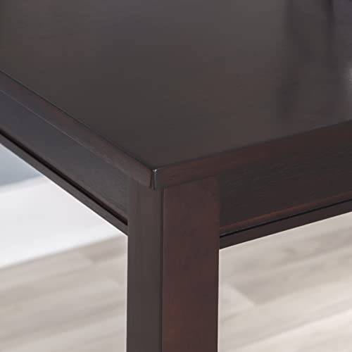 Linon 36 inch Height Pub Claridge Table, Walnut Counter - color: Walnut, size: Counter Height