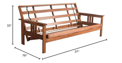Kodiak Futons Monterey Futon Frame, No Drawers, Barbados - color: Frame Only, size: No Drawers, style: Barbados Finish