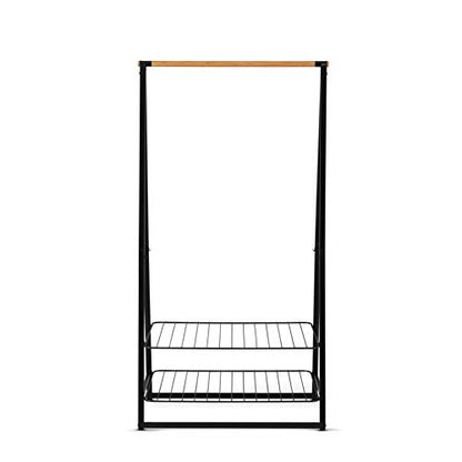 Brabantia - Linn Clothes Rack - Multi-Functional - Space Saver - Adjustable Shelves - Wardrobe Hanging - Drying Rack - Freestanding - Stable - Black - Large - color: Black, size: Large