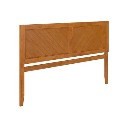 AFI, Canyon King Solid Wood Rustic Farmhouse Headboard, Light Toffee - color: Light Toffee, size: King (U.S. Standard)