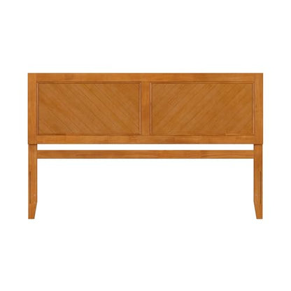 AFI, Canyon King Solid Wood Rustic Farmhouse Headboard, Light Toffee - color: Light Toffee, size: King (U.S. Standard)