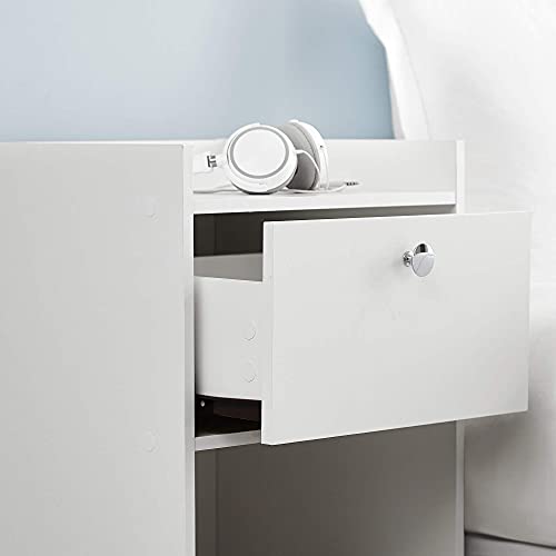 DormCo Yak About It Extra Tall Bookcase Table - White