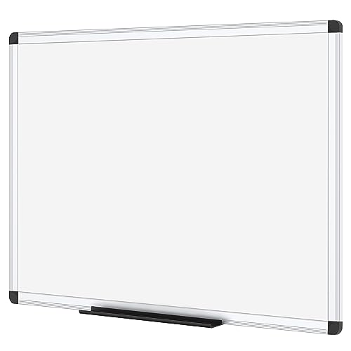 VIZ-PRO Magnetic Dry Erase Board, 24 X 18 Inches, Silver Aluminium Frame - size: 24 X 18 Inches