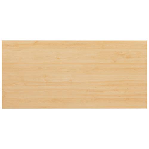 Flash Furniture Industrial Desk, 47", Maple/Black | Commercial Grade, Home Office Desk, Writing Desk, Easy Assembly - color: Black, size: 47 Inch