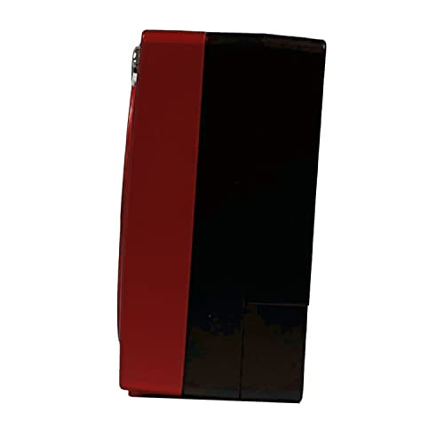SEIKO Fuji Dark Bedroom Alarm Clock, Metallic Red - color: Metallic Red