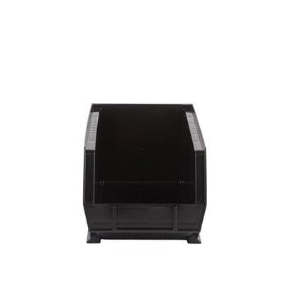 HE HUDSON EXCHANGE 15" x 8" x 7" (12 Pack) Plastic Stackable Storage Bin, Black - color: Black, size: 12 Pack